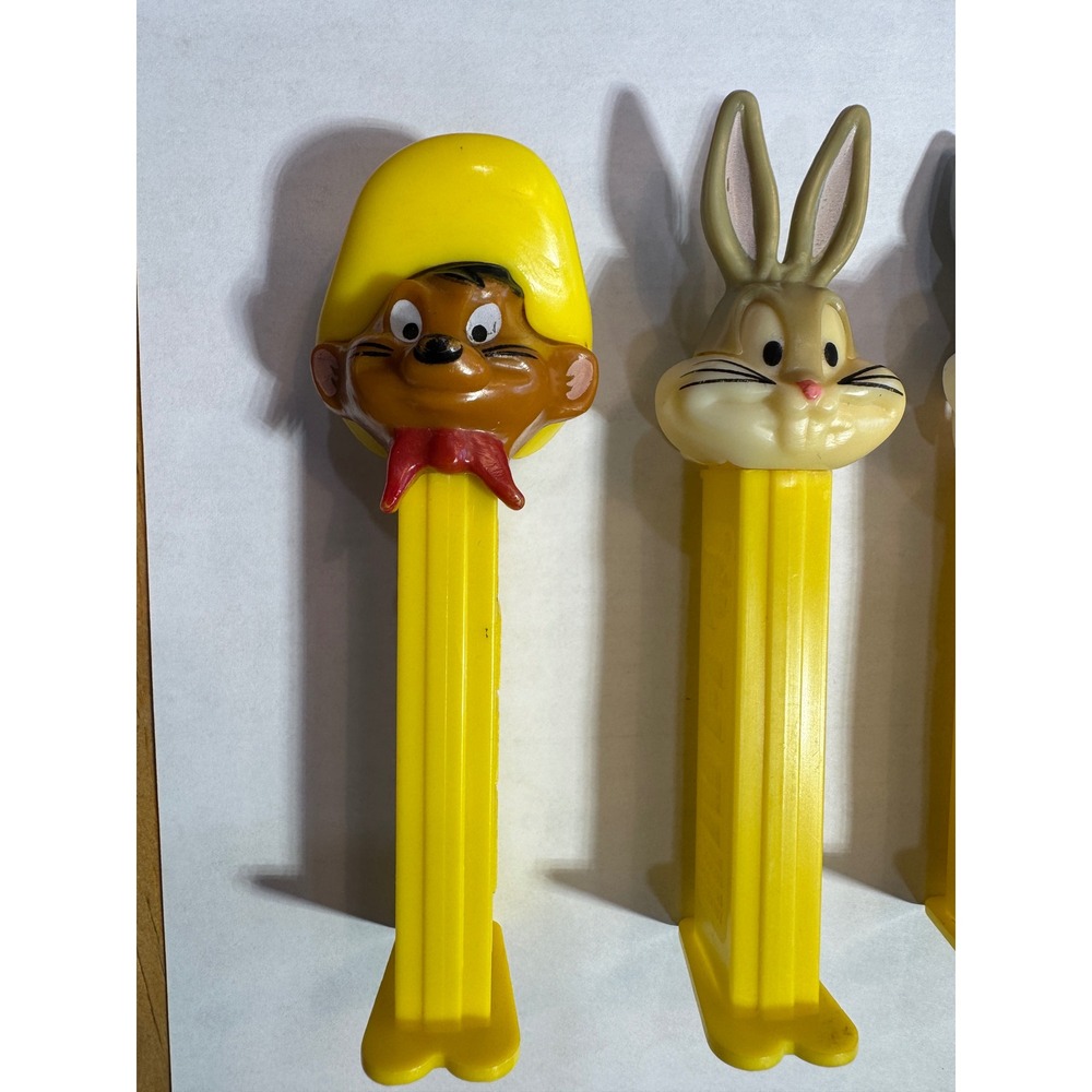 Vtg Looney Tunes PEZ Dispenser Lot Speedy Gonzales BugsBunny Yosemite Sam Tweety - Picture 3 of 16